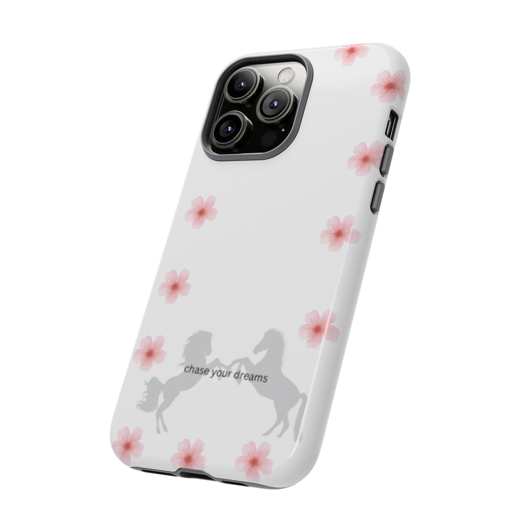 Chase Your Dreams Floral Phone Case