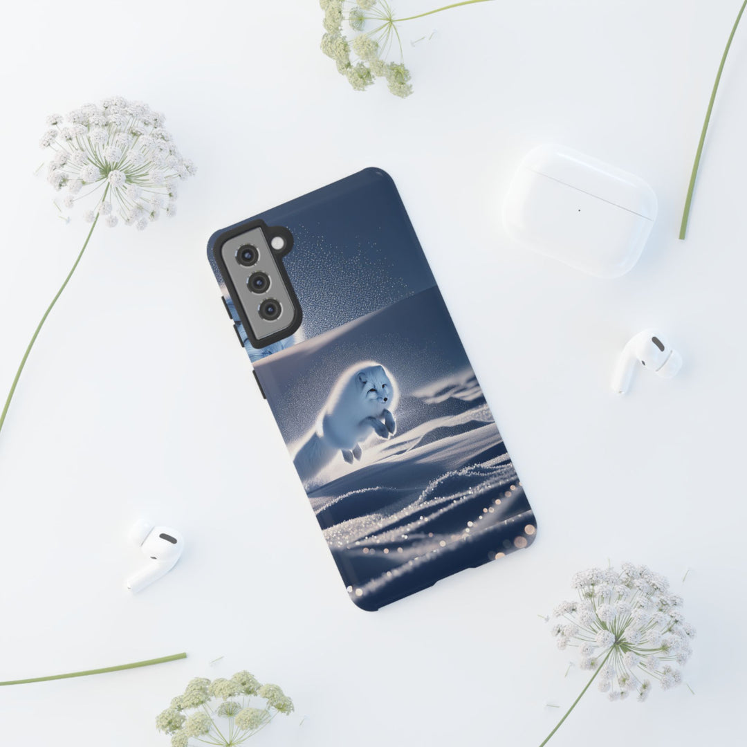 Cute Arctic Fox Phone Case – Tough Protective Cover for Animal Lovers