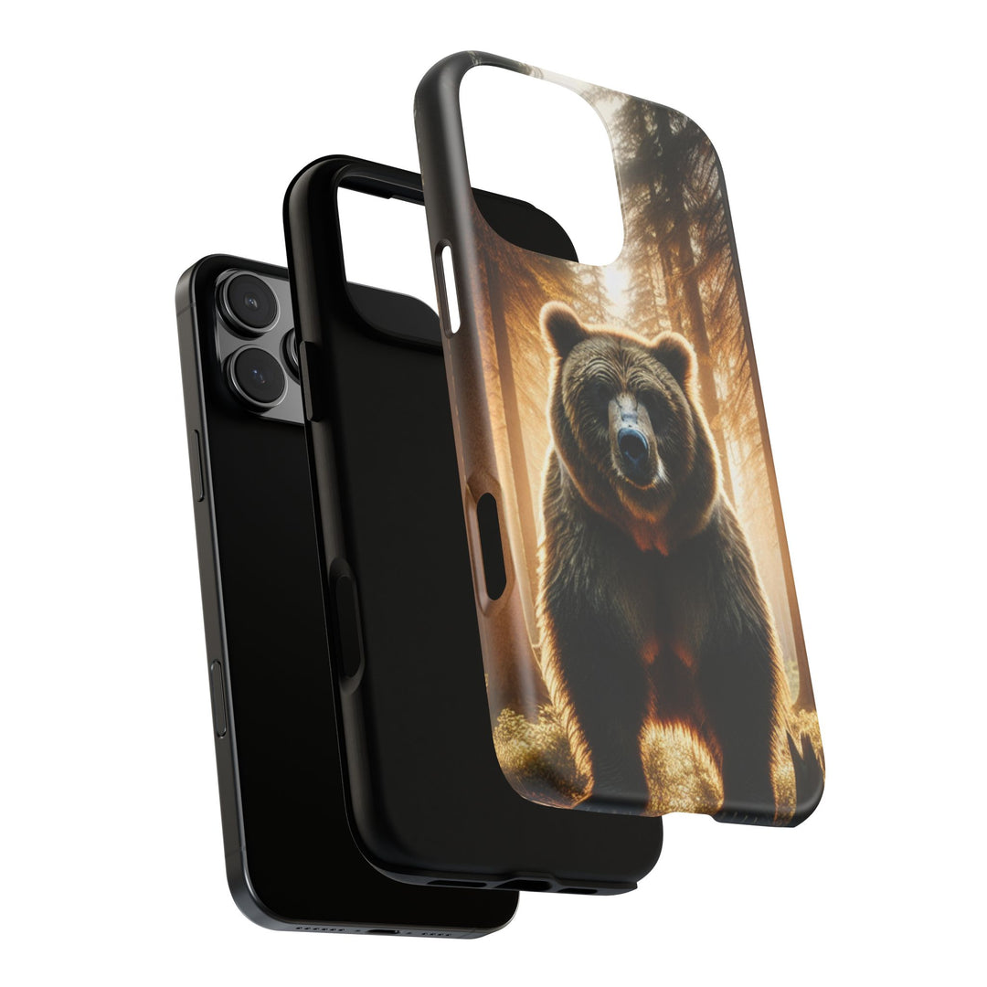 Wildlife Phone Case - Tough Cases with Bear Design, Nature Lover Gift, Animal-Themed Accessories, Eco-Friendly Tech Protection