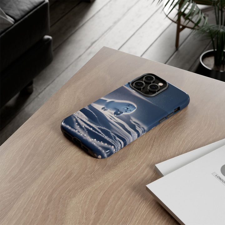 Cute Arctic Fox Phone Case – Tough Protective Cover for Animal Lovers