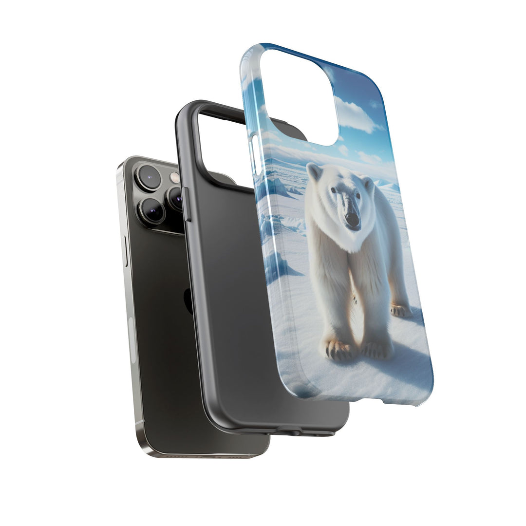 Polar Bear Tough Phone Case - Durable Protector with Arctic Design