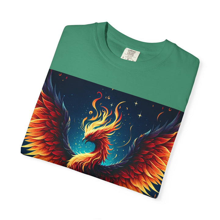 Phoenix Fire Unisex T-Shirt - Artistic Flame Design, Graphic Tee, Trendy Apparel, Gift for Art Lovers, Summer Fashion