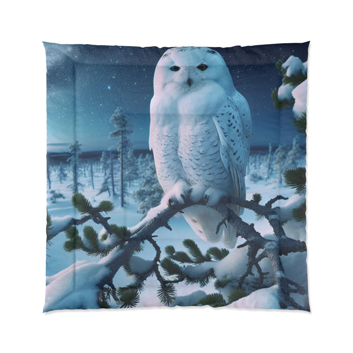 white owl Comforter