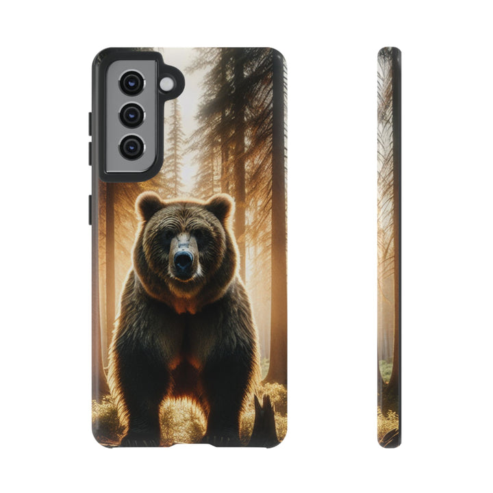 Wildlife Phone Case - Tough Cases with Bear Design, Nature Lover Gift, Animal-Themed Accessories, Eco-Friendly Tech Protection