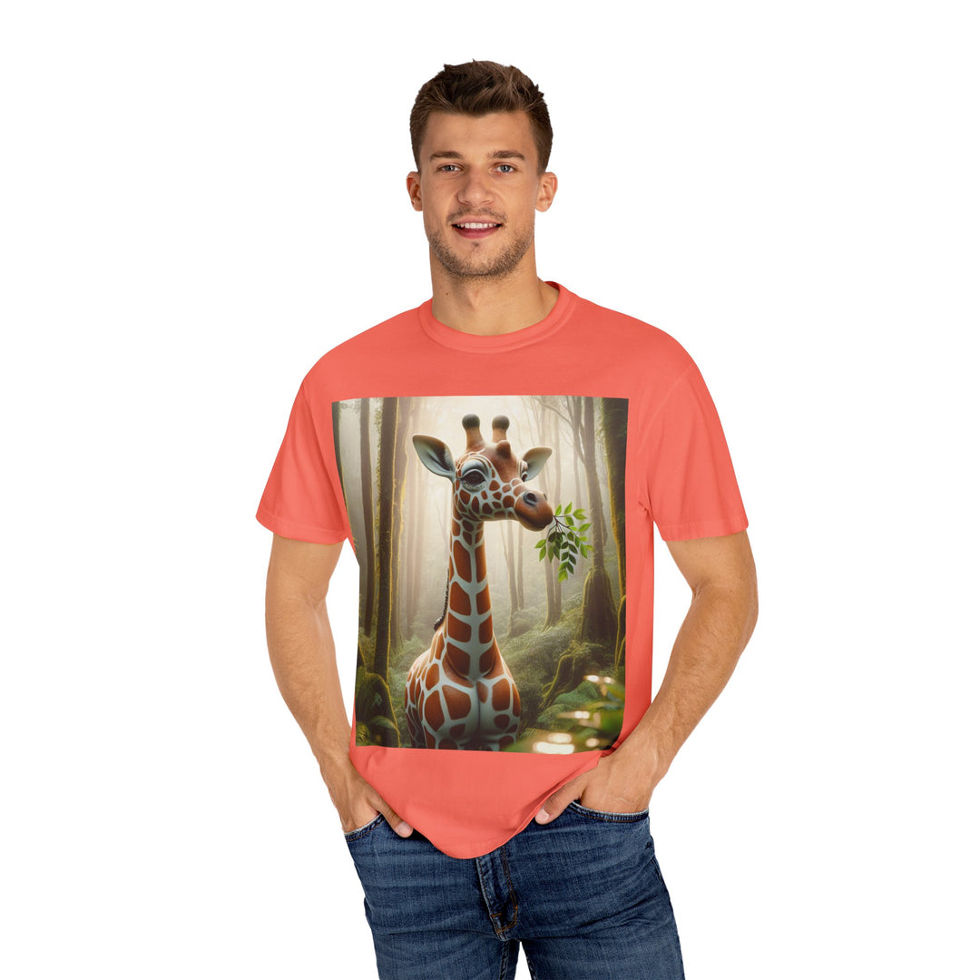 Playful Giraffe Unisex T-Shirt - Nature-Inspired Graphic Tee