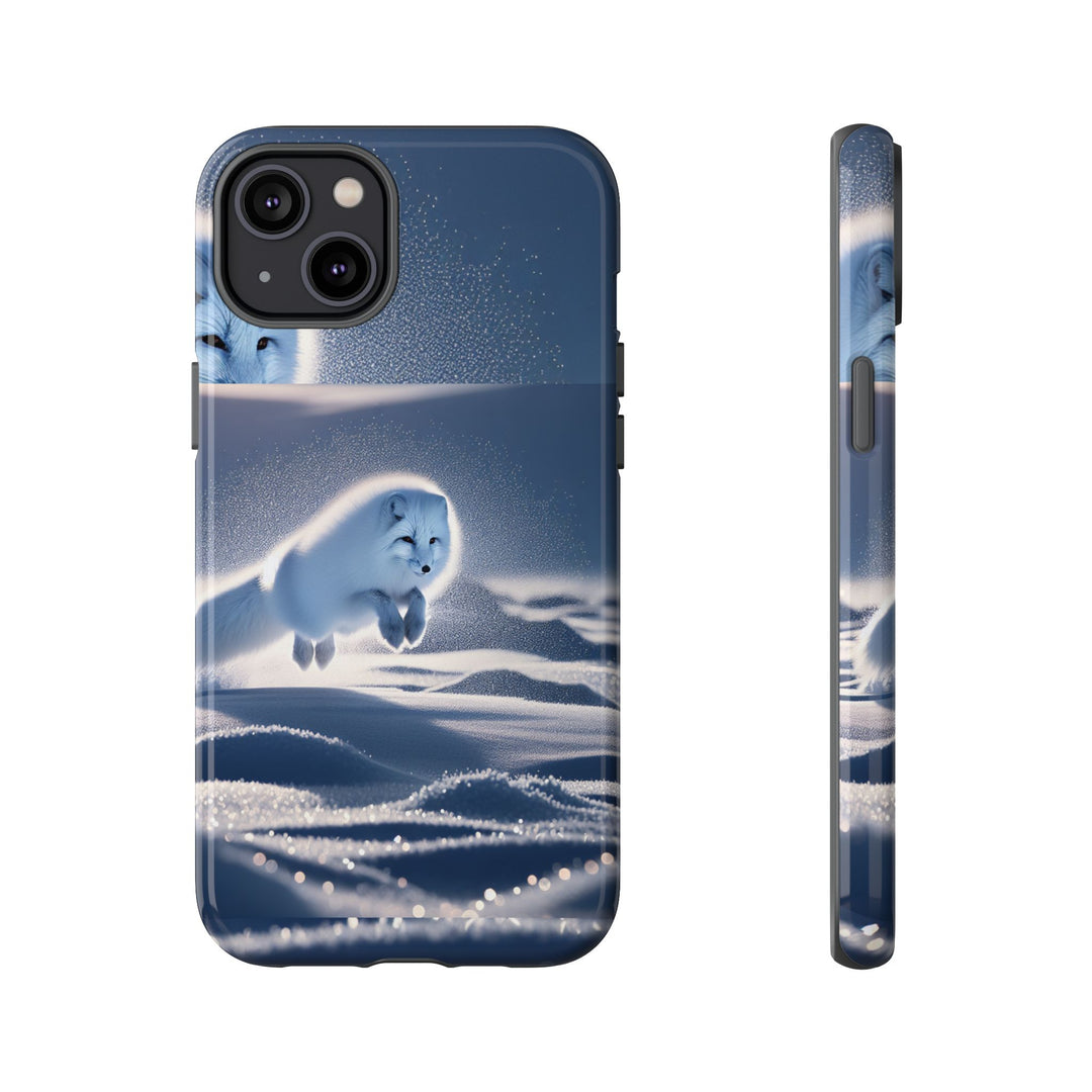 Cute Arctic Fox Phone Case – Tough Protective Cover for Animal Lovers