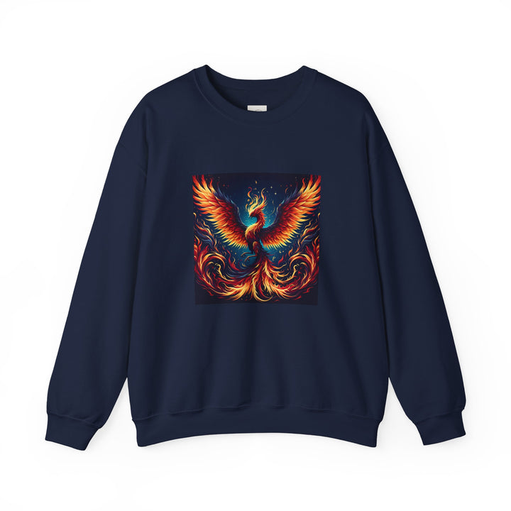 Fiery Phoenix Sweatshirt - Cozy Unisex Crewneck, Gift for Art Lovers