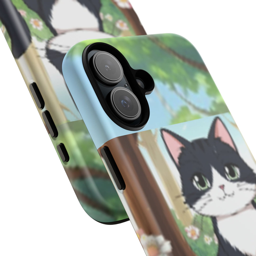 Cute Ai Cat Phone Case - Tough Cases for Animal Lovers