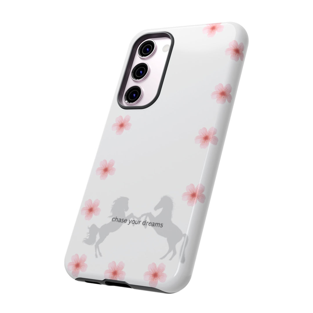 Chase Your Dreams Floral Phone Case