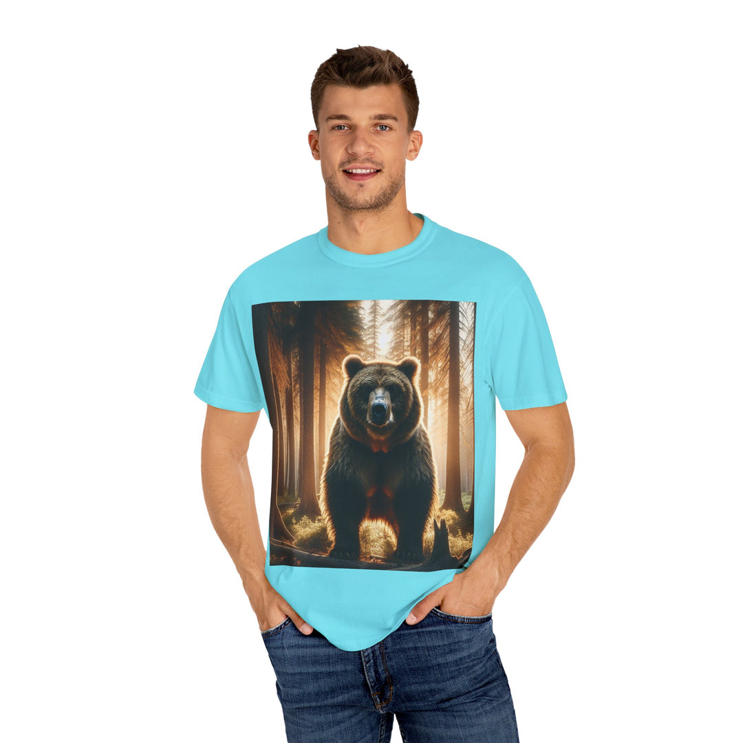 Nature-Inspired Bear Graphic Unisex T-Shirt