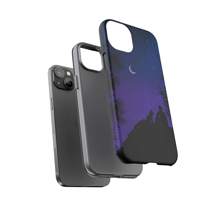 Starry Night Phone Case for Dog Lovers