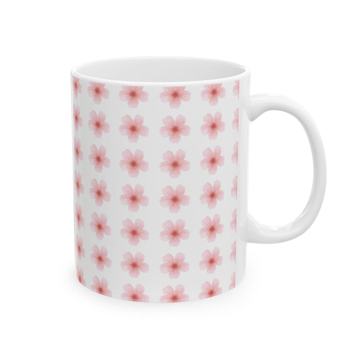 Blossom Print Ceramic Mug | Floral Coffee Cup | 11oz & 15oz