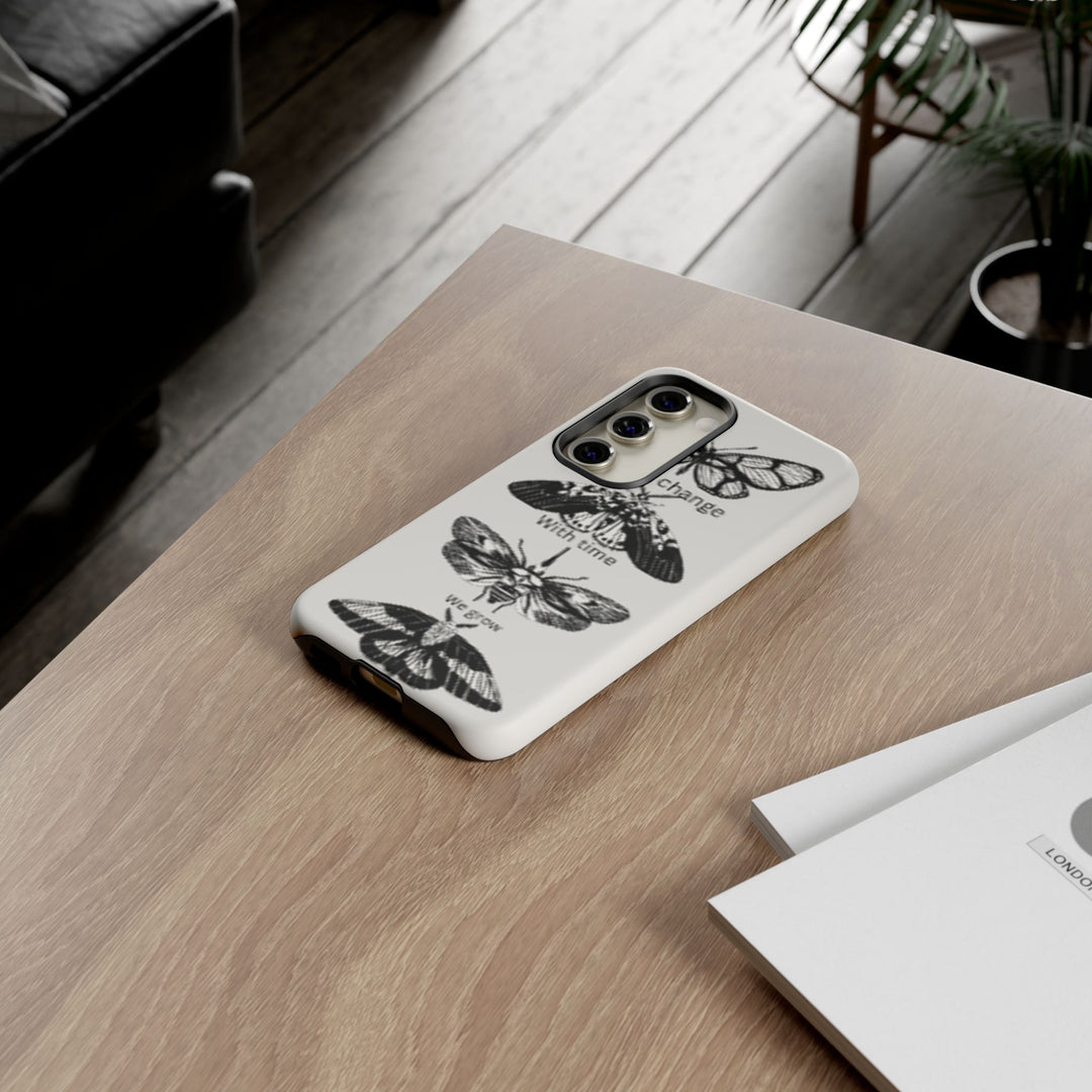 Inspirational Phone Case - We All Change With Time - Tough Cases for Nature Lovers