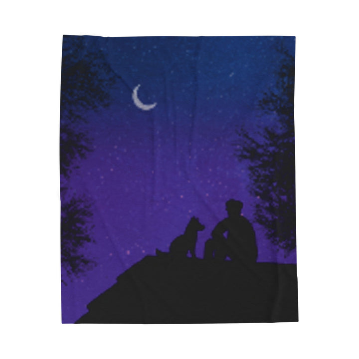Starry Night Blanket - Velveteen Plush