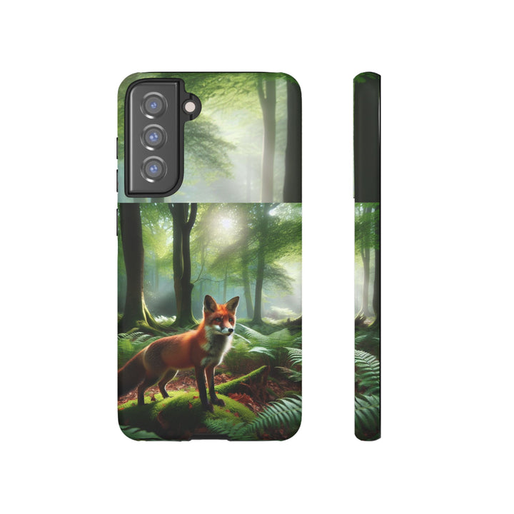 Nature-Inspired Tough Case with Fox Design