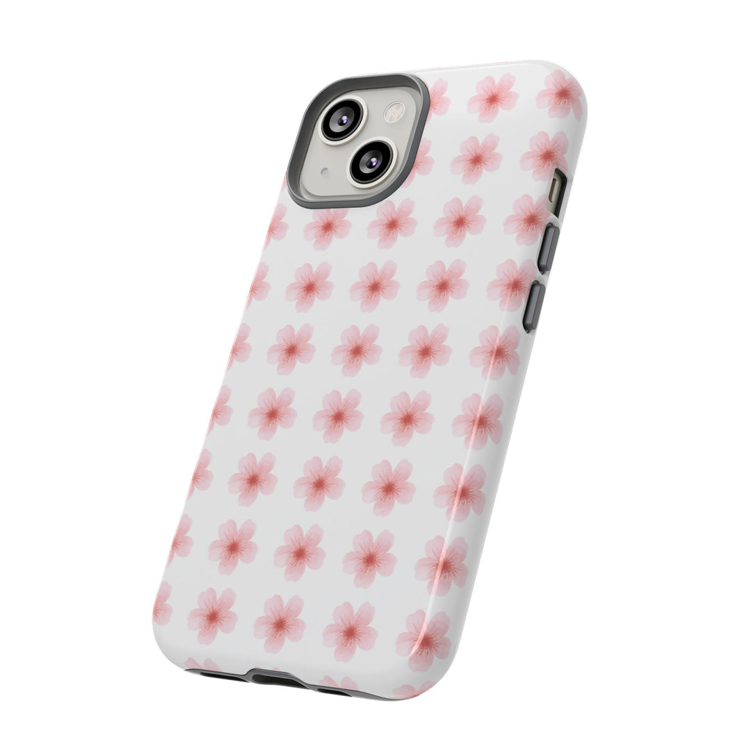 Cherry Blossom Tough Phone Case - Floral Design for Spring & Summer