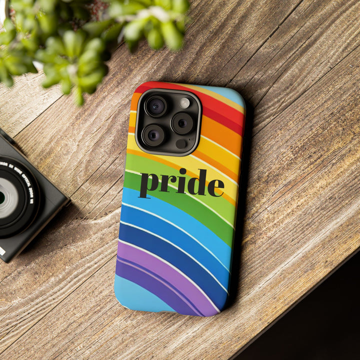 Pride Phone Case - Rainbow Gradient, LGBTQ+ Accessory, Colorful Phone Cover, Unique Gift for Pride Month, Phone Protection