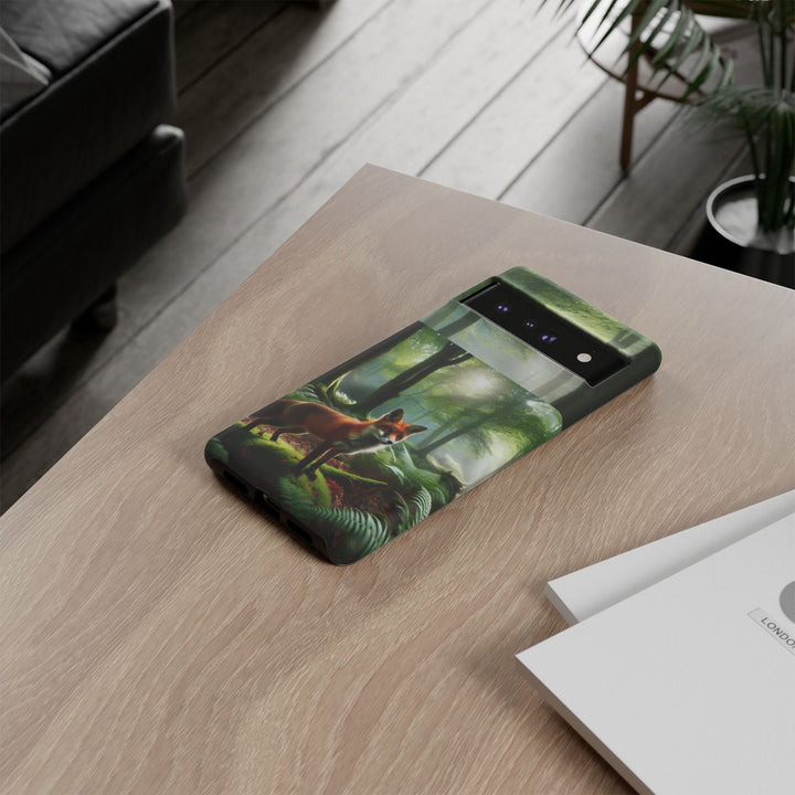 Nature-Inspired Tough Case with Fox Design