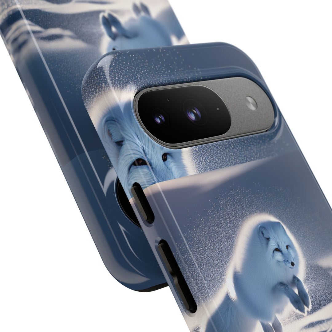 Cute Arctic Fox Phone Case – Tough Protective Cover for Animal Lovers