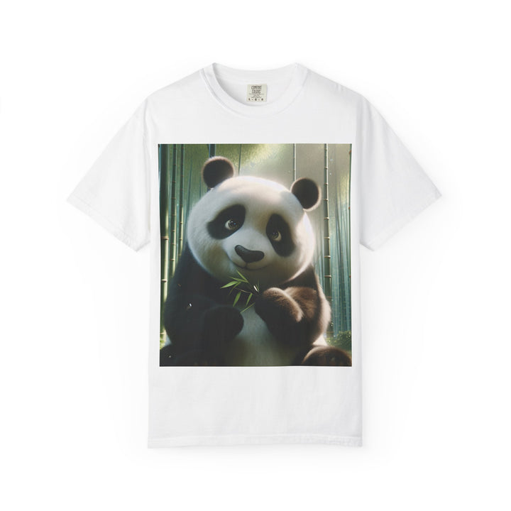 Cute Panda Unisex Garment-Dyed T-Shirt | Casual Animal Lover Tee