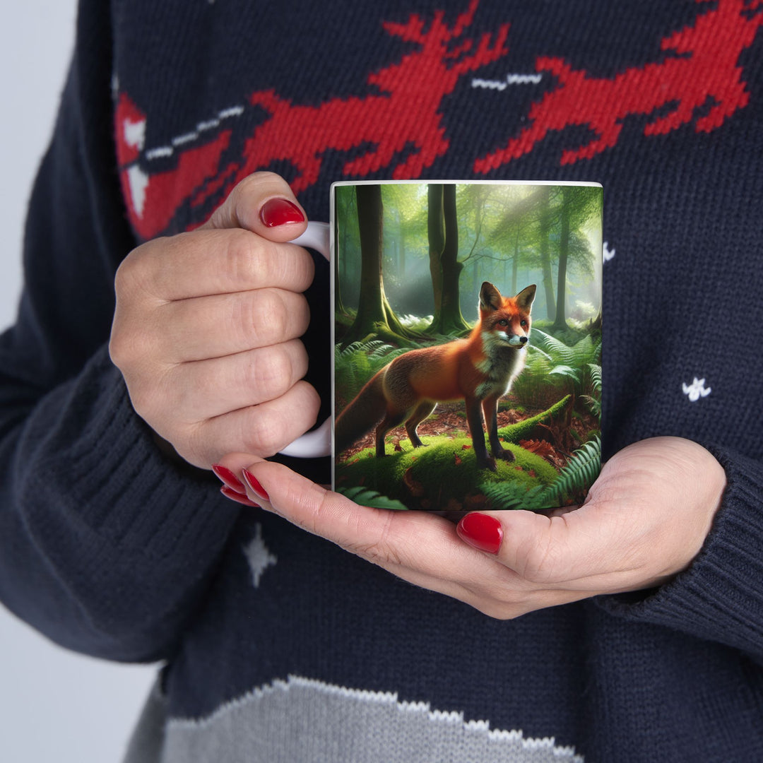 Fox Forest Ceramic Mug - Nature Lover Gift (11oz & 15oz)