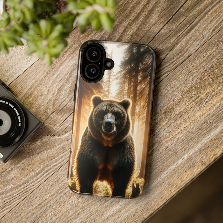 Wildlife Phone Case - Tough Cases with Bear Design, Nature Lover Gift, Animal-Themed Accessories, Eco-Friendly Tech Protection