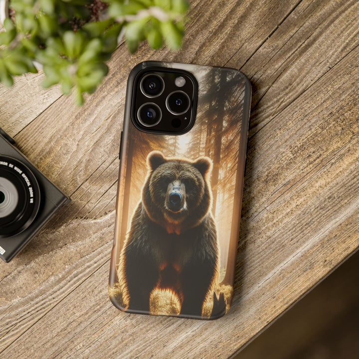 Wildlife Phone Case - Tough Cases with Bear Design, Nature Lover Gift, Animal-Themed Accessories, Eco-Friendly Tech Protection