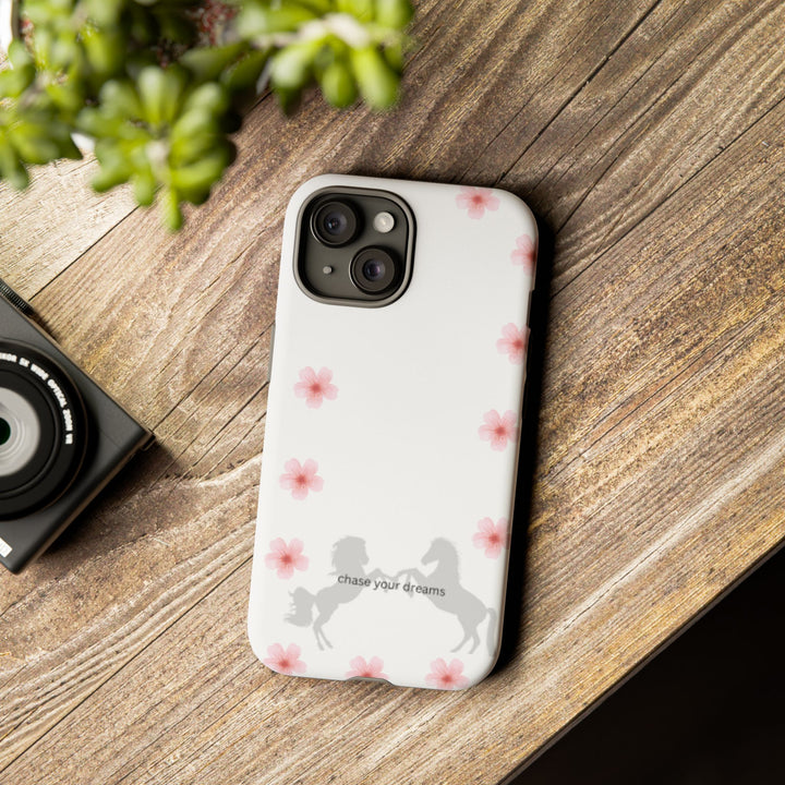 Chase Your Dreams Floral Phone Case