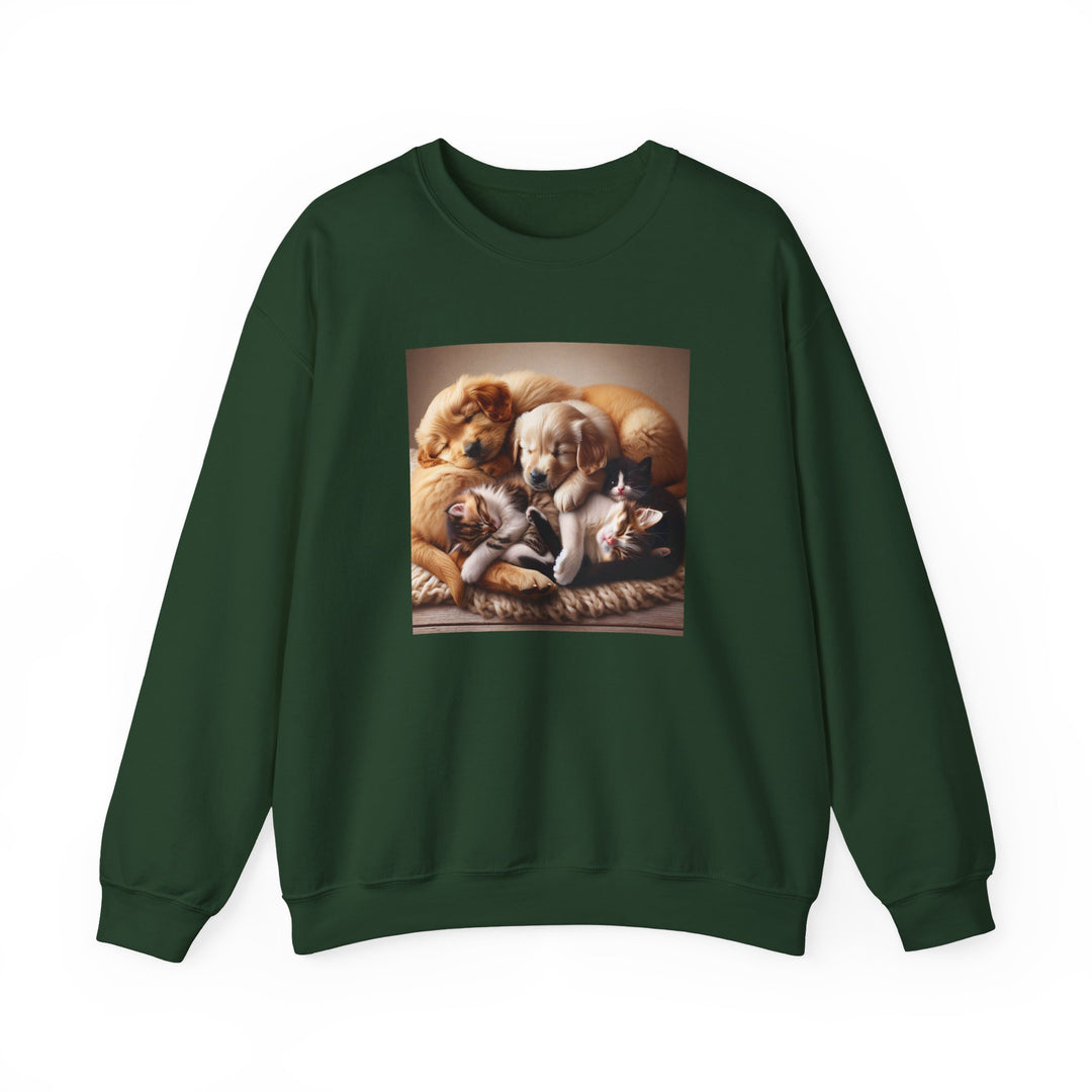 Cozy Pet Lovers' Crewneck Sweatshirt | Cute Dog Design | Gift for Animal Lovers | Comfy Pullover | Birthday or Holiday Gift