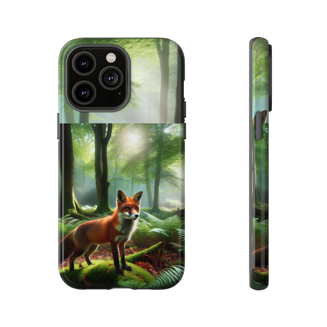 Nature-Inspired Tough Case with Fox Design