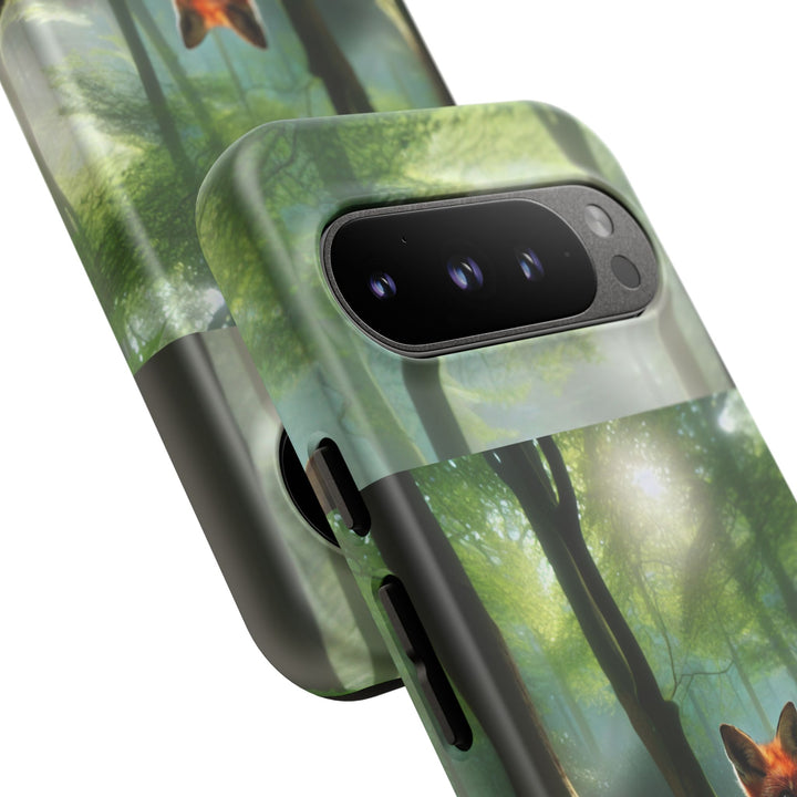 Nature-Inspired Tough Case with Fox Design