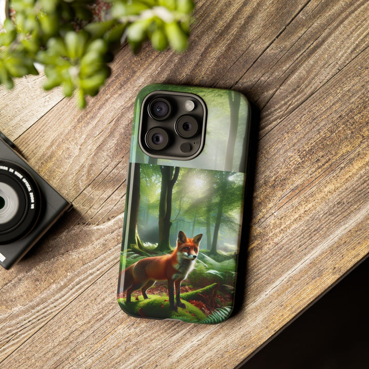 Nature-Inspired Tough Case with Fox Design