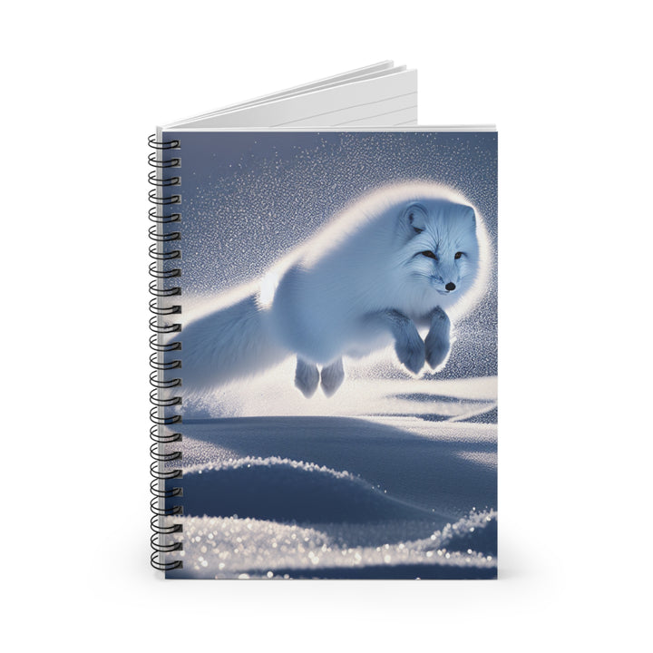 Arctic Fox Spiral Notebook - Ruled Pages | Perfect for Nature Lovers & Journaling