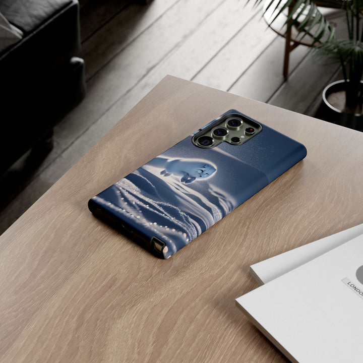 Cute Arctic Fox Phone Case – Tough Protective Cover for Animal Lovers