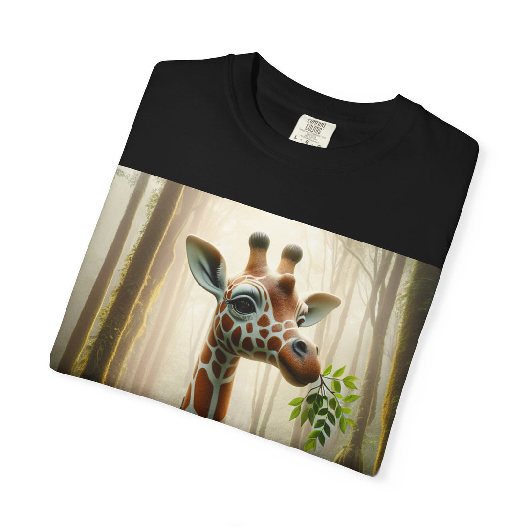 Playful Giraffe Unisex T-Shirt - Nature-Inspired Graphic Tee