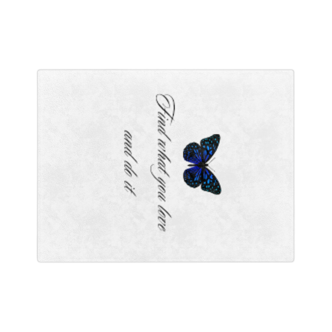 Inspirational Butterfly Microfiber Blanket – Cozy Velveteen Throw for Home Decor and Gifts