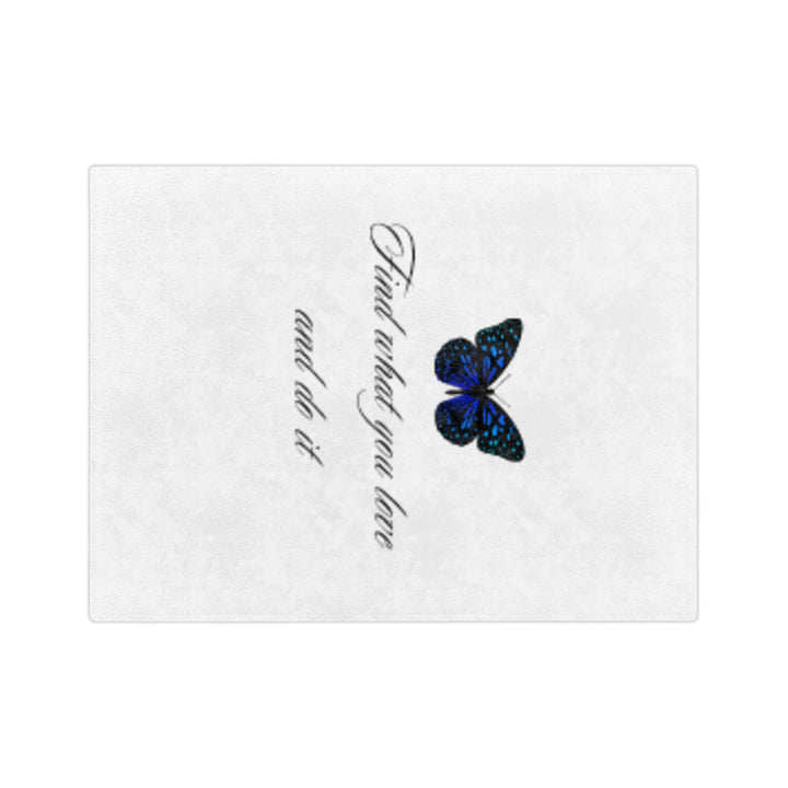 Inspirational Butterfly Microfiber Blanket – Cozy Velveteen Throw for Home Decor and Gifts