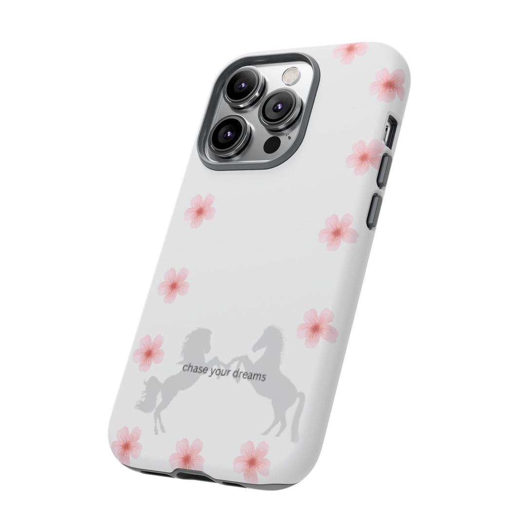 Chase Your Dreams Floral Phone Case