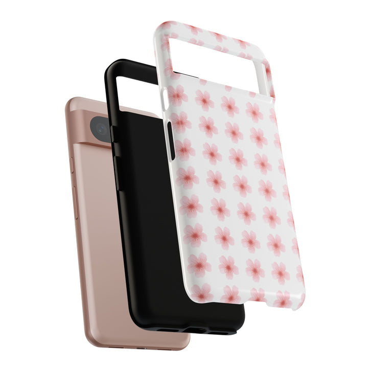 Cherry Blossom Tough Phone Case - Floral Design for Spring & Summer