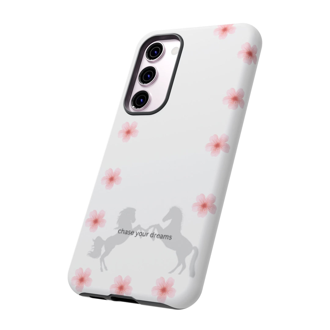 Chase Your Dreams Floral Phone Case