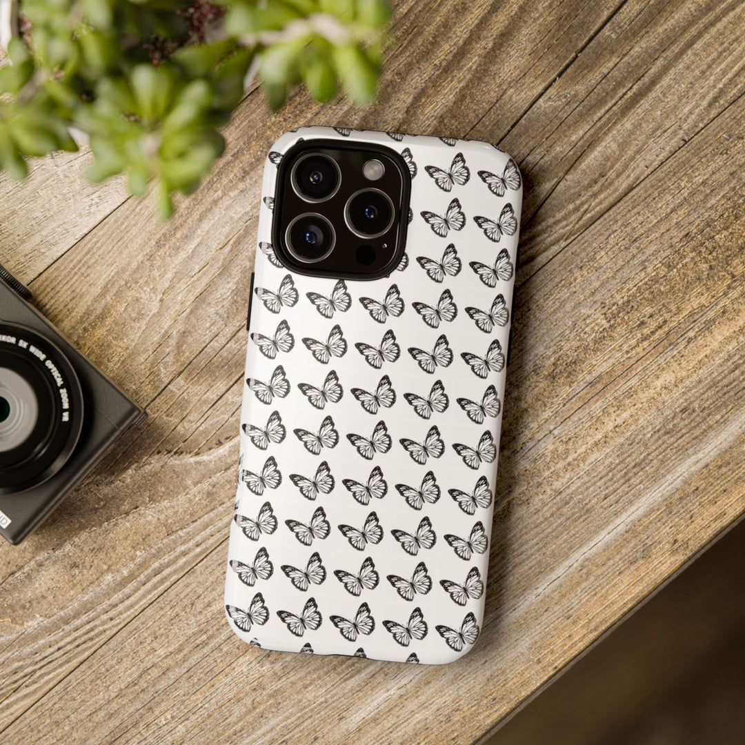 Butterfly Phone Case - Elegant Tough Case for Nature Lovers