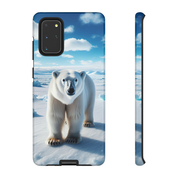 Polar Bear Tough Phone Case - Durable Protector with Arctic Design