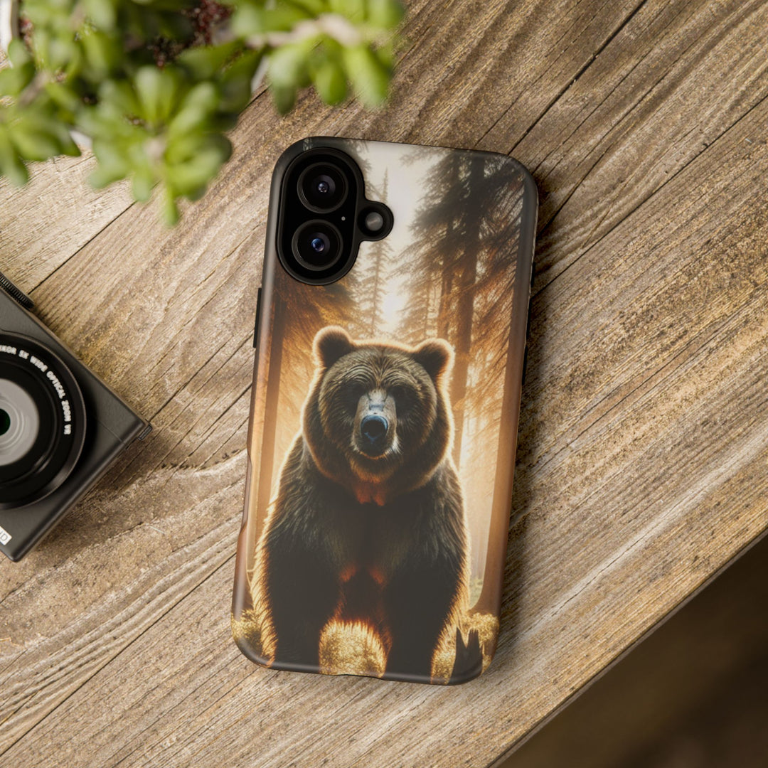 Wildlife Phone Case - Tough Cases with Bear Design, Nature Lover Gift, Animal-Themed Accessories, Eco-Friendly Tech Protection