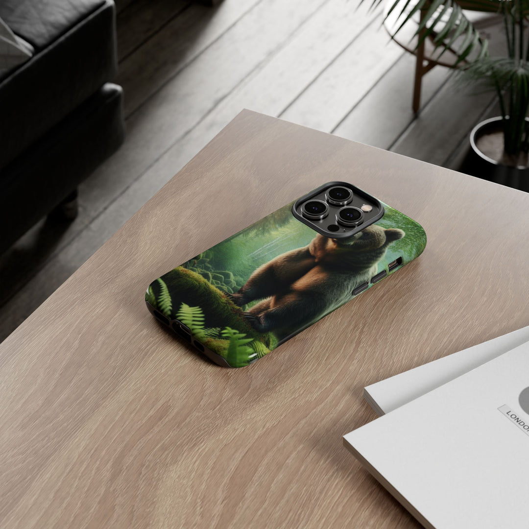Wildlife Phone Case - Tough Bear Design for Nature Lovers