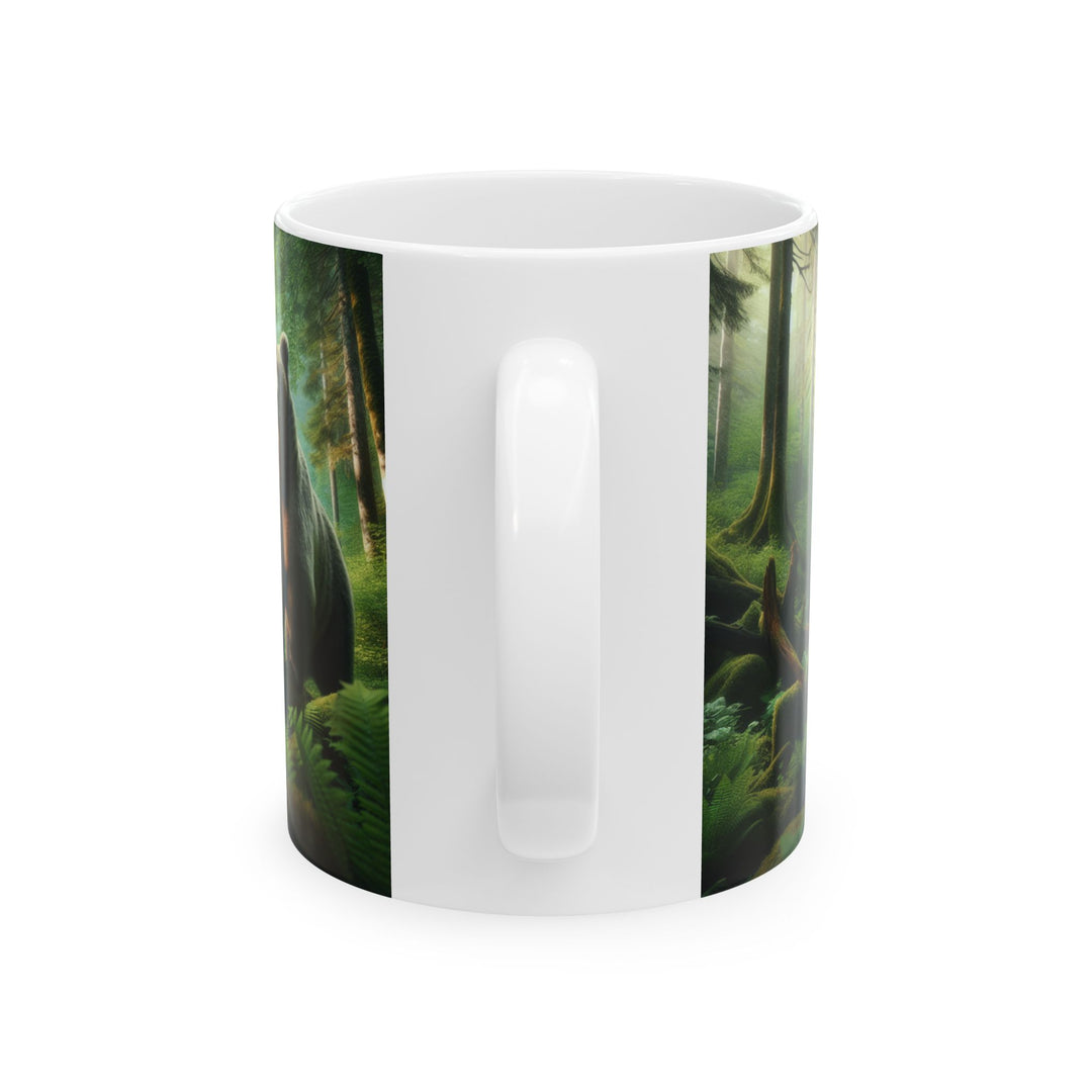 Bear Forest Ceramic Mug - Nature Lover's Drinkware
