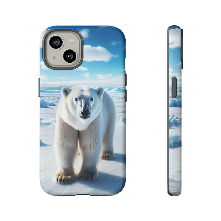 Polar Bear Tough Phone Case - Durable Protector with Arctic Design