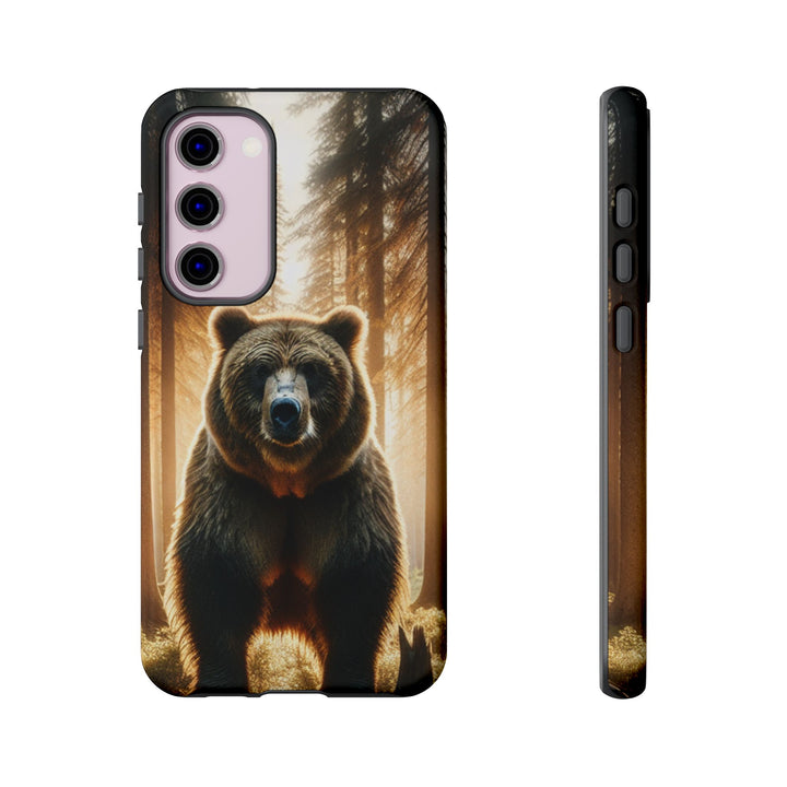 Wildlife Phone Case - Tough Cases with Bear Design, Nature Lover Gift, Animal-Themed Accessories, Eco-Friendly Tech Protection