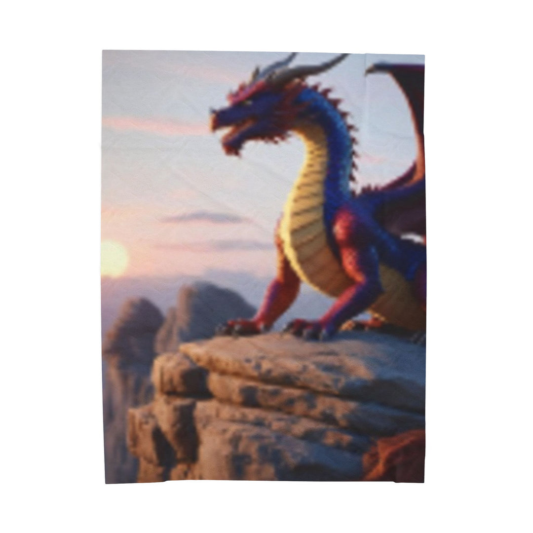 Velveteen Plush Blanket, dragon