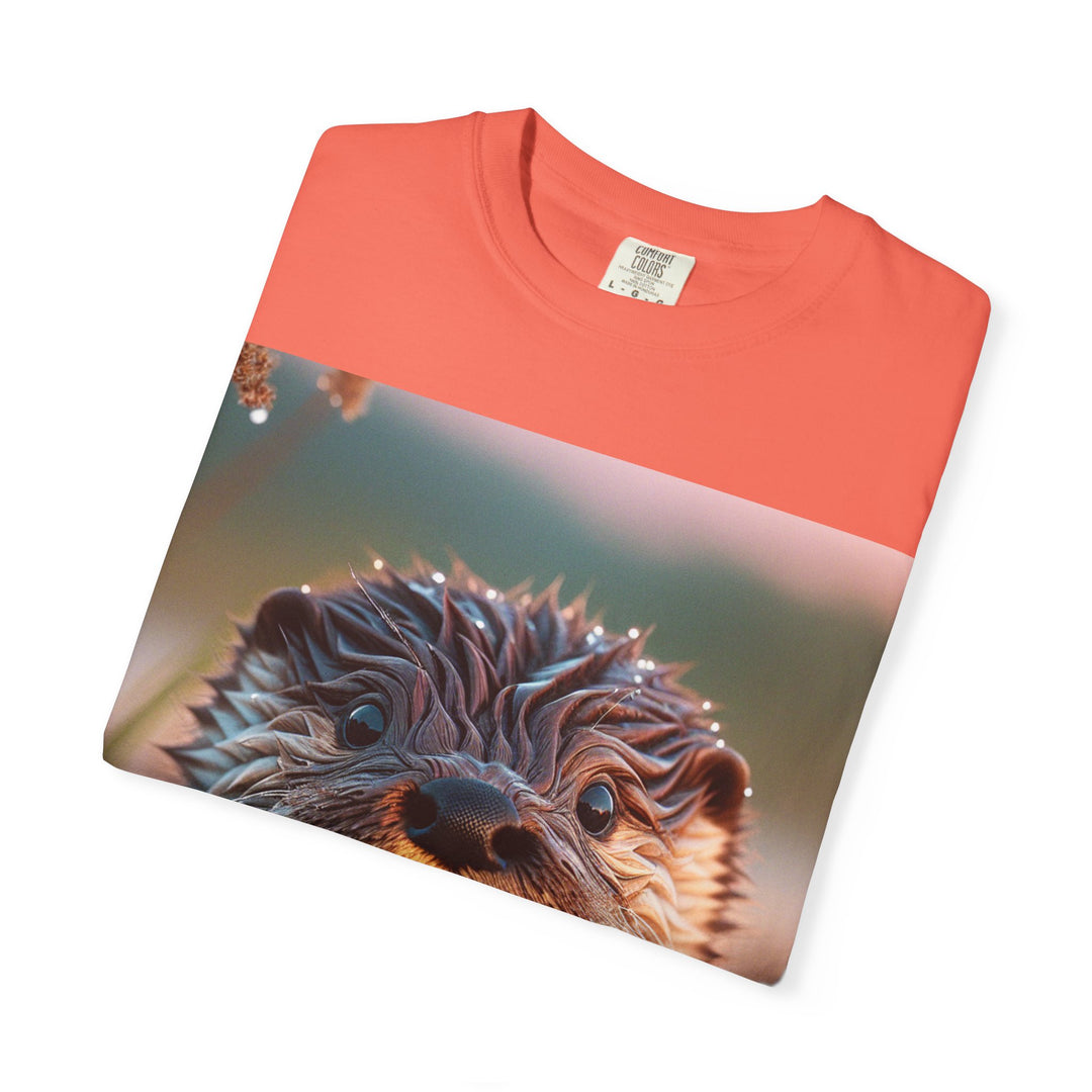 Whimsical Otter Unisex Garment-Dyed T-Shirt - Perfect for Nature Lovers
