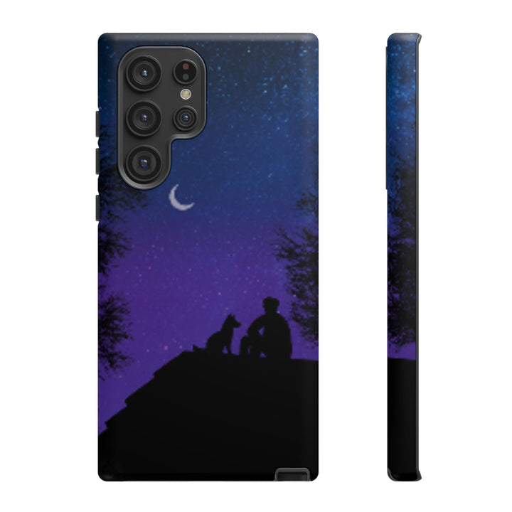 Starry Night Phone Case for Dog Lovers